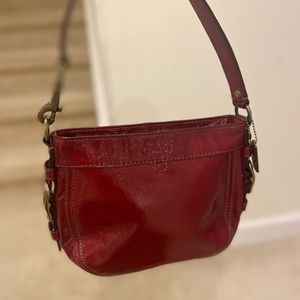 EUC red Coach bag!